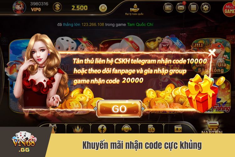 Tham gia dự thưởng tại các sự kiện tại nhà cái để có cơ hội nhận code cực khủng